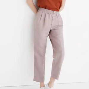 Linen-Blend Track Trousers size small